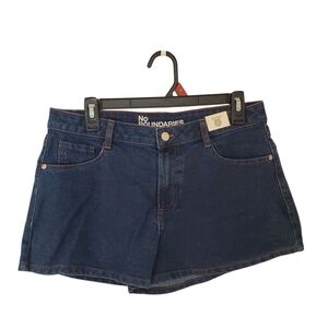 No Boundaries 10 High Rise Denim Shorts New